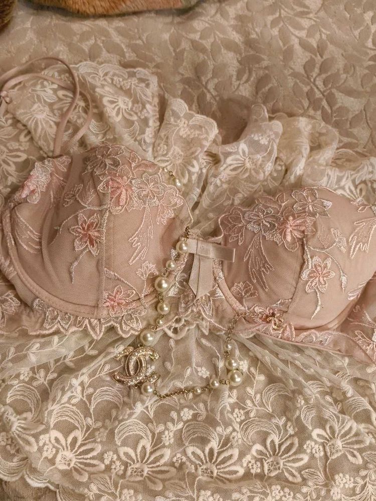 Pink Coquette Bra