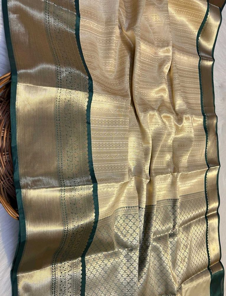 New Without Tag- Soft Banarasi Tissue Silk Saree