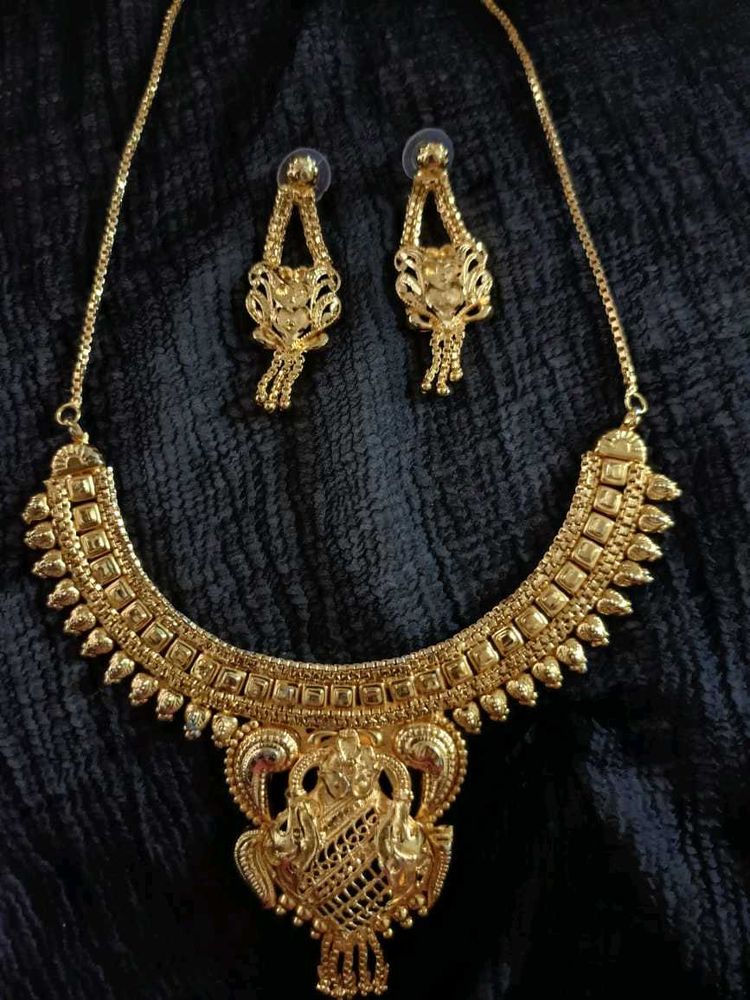 Gold Plated Necklace Set