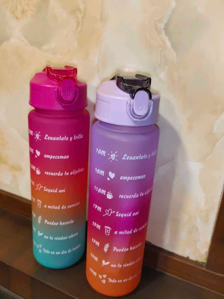 Motivational Water Bottle Set Of 2