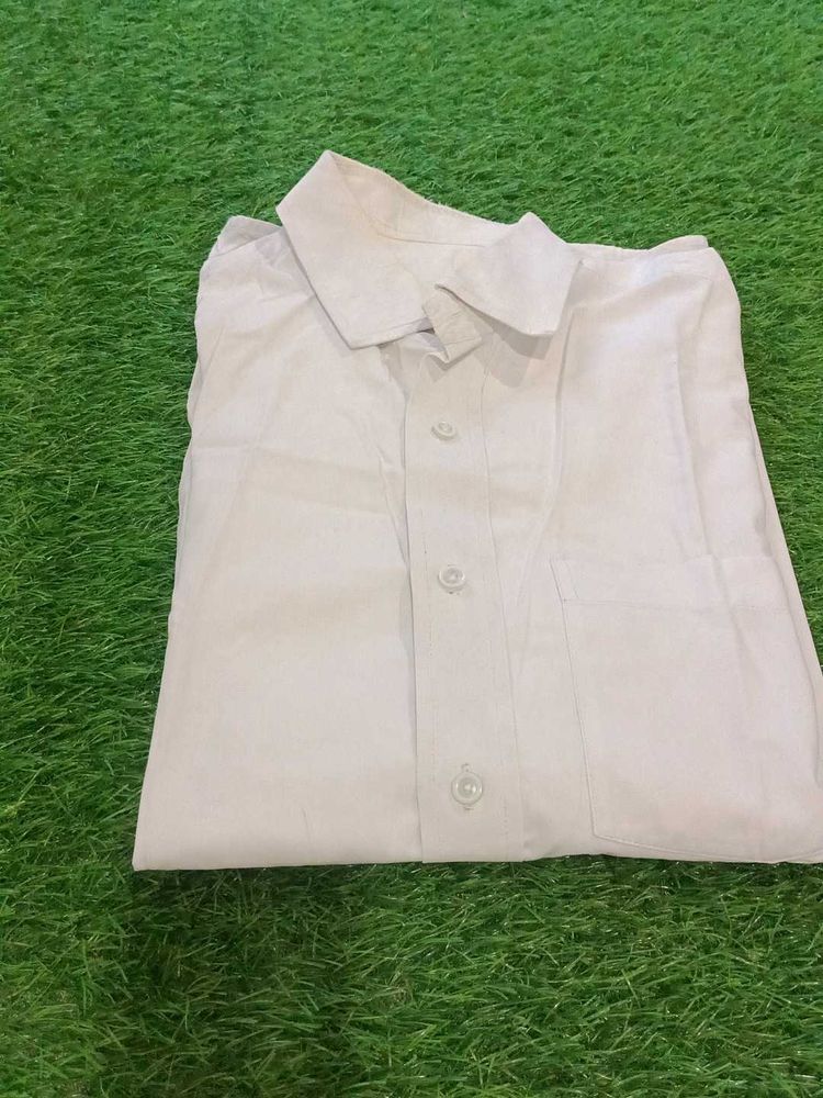 Classic White Button-Down Shirt