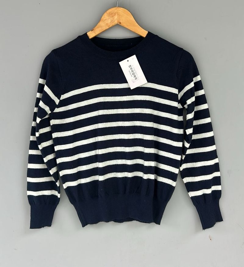 Striped Knit Sweater
