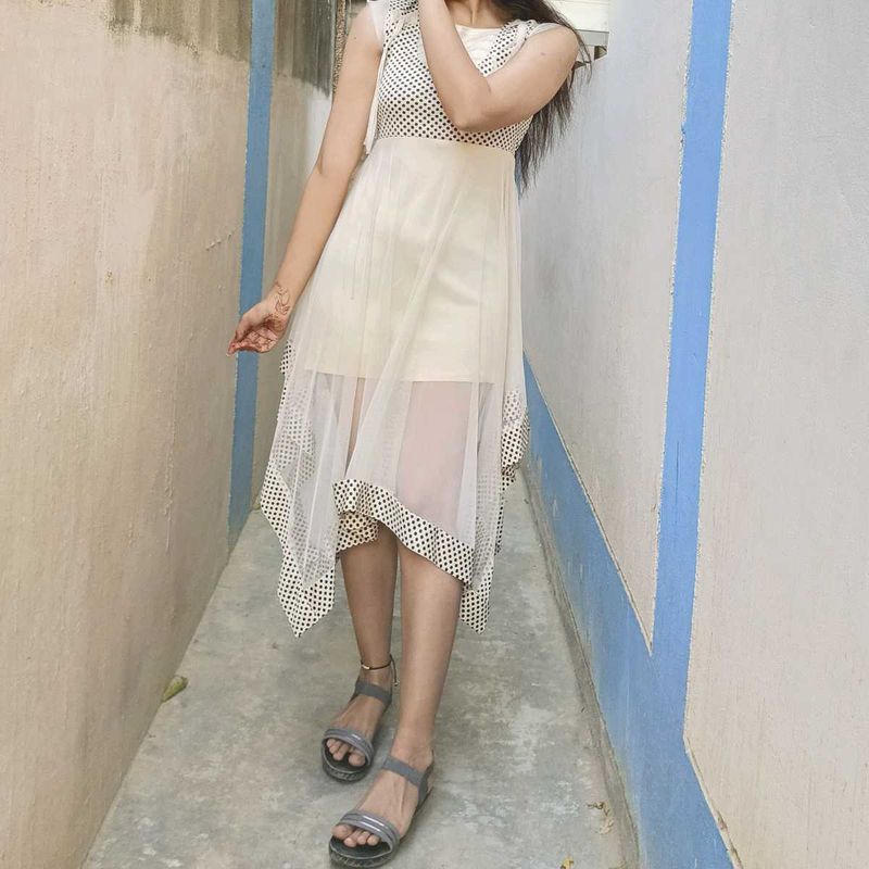 Dress With Black Polka Dot