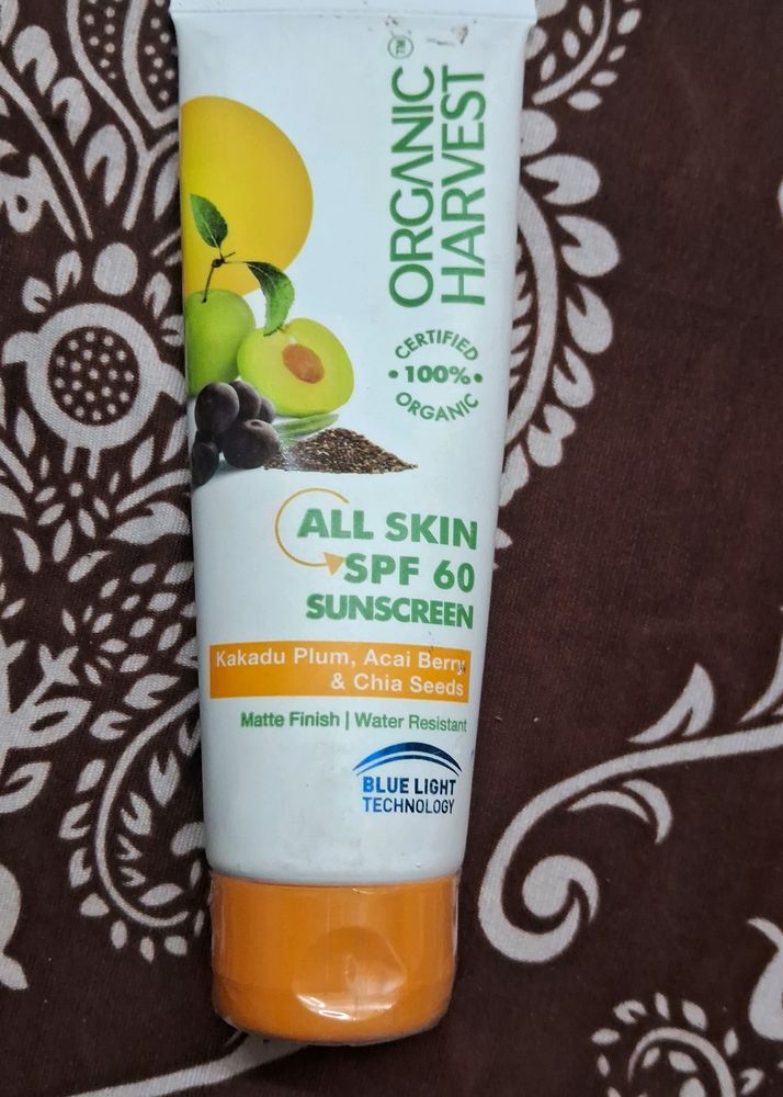 Organic Harvest Sunscreen SPF 60