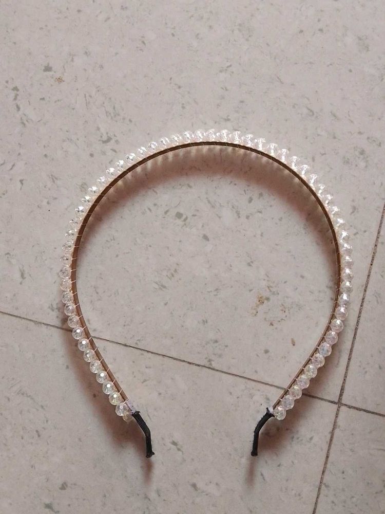 Beaded Pearl Hairband