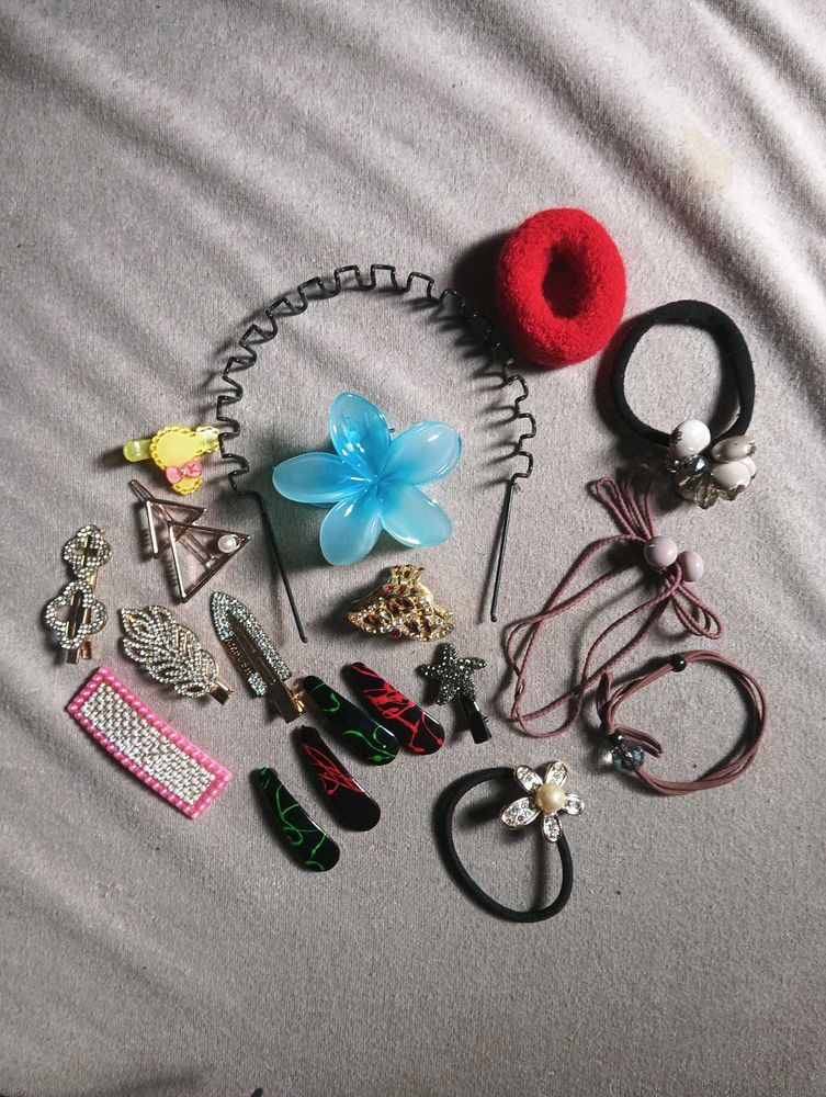Combo Hair Clips &amp; Hairtie