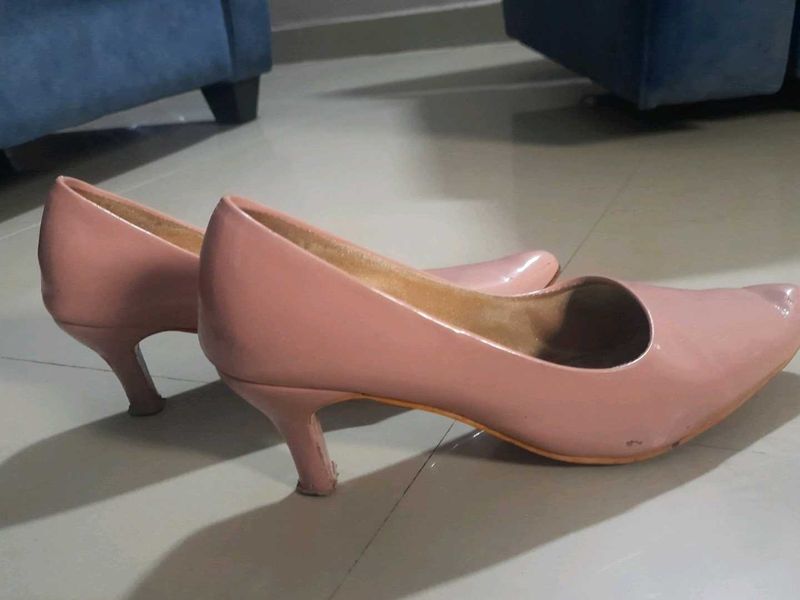 Pink Ballerina Heels (Negotiable)