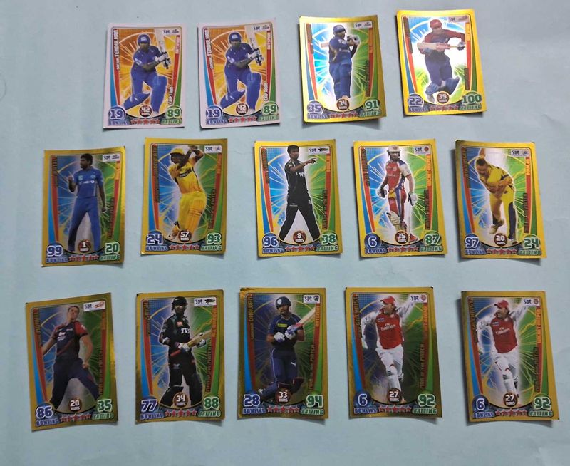 CRICKET ATTAX CARDS 2012