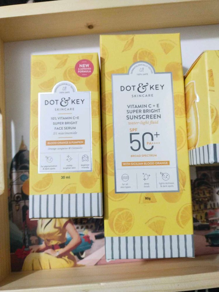 New Dot&amp;Key Vitamin c+E Sunscreen and moisturize