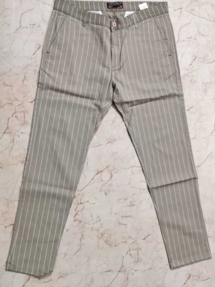 Striped Casual Pants
