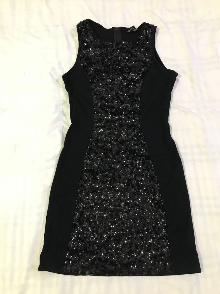 H&amp;M Divided Stretchy Sequinned Bodycon Size S