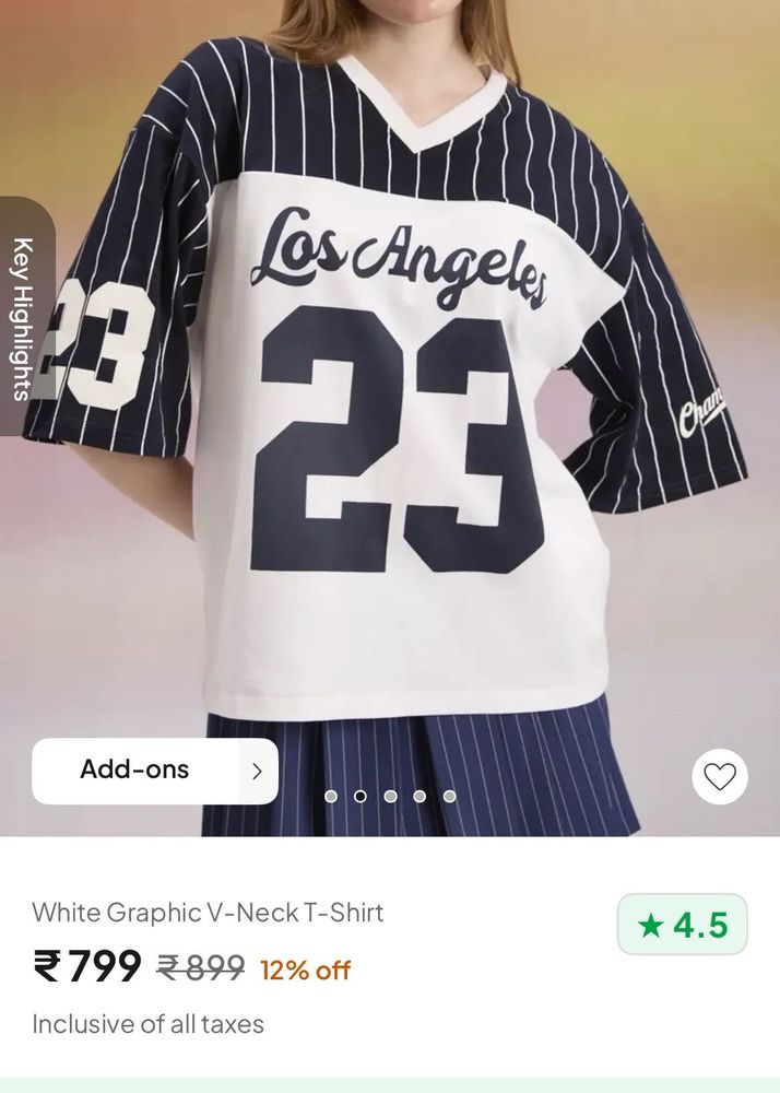 Trendy Los Angeles Graphic Tee