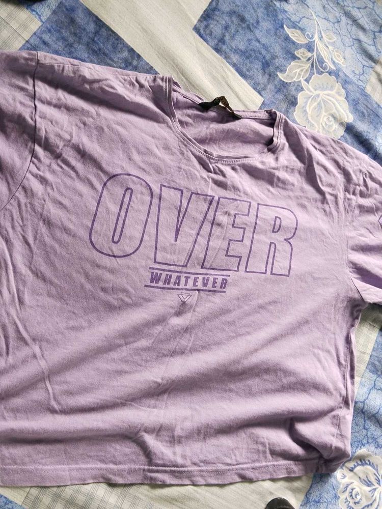 Purple Graphic T-Shirt