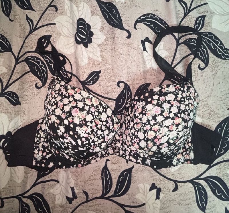 Floral Print Bra wired