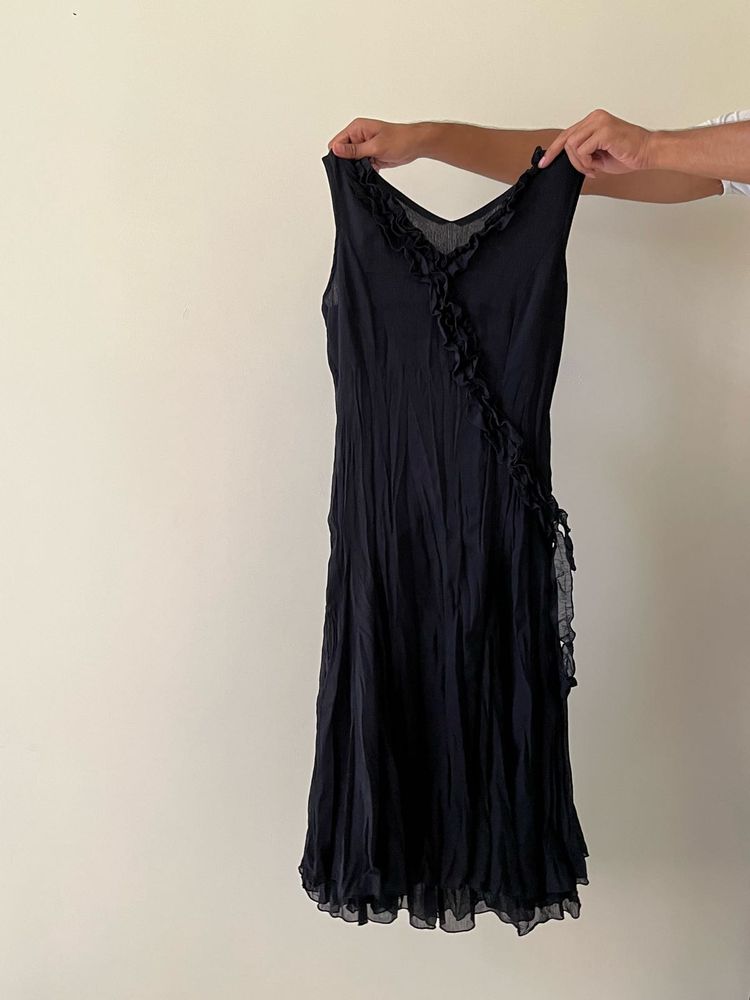 Black Ruffle Dress