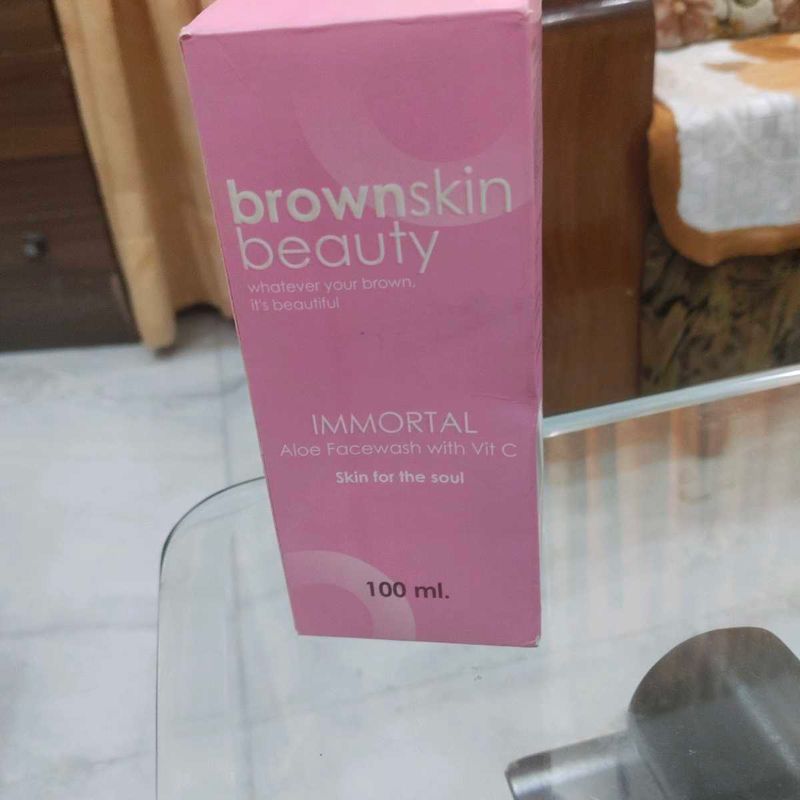 BrownSkin Beauty Immortal Facewash with Aloe Vera