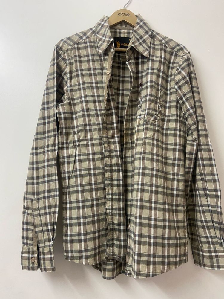 U.S. Polo Assn. men’s checked shirt