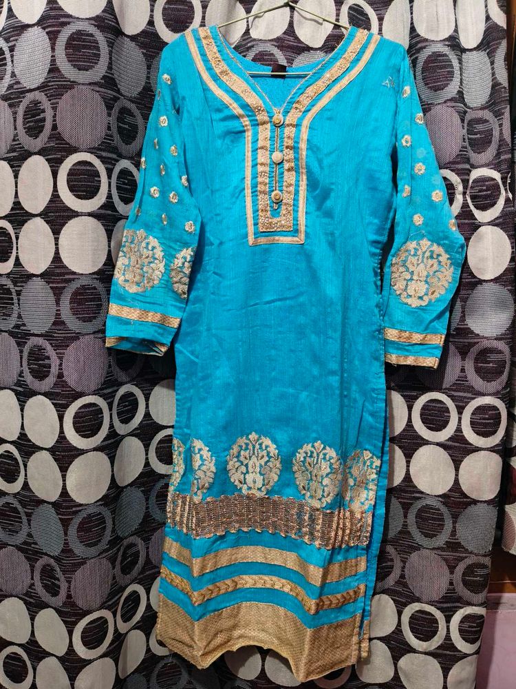Elegant Blue Kurta