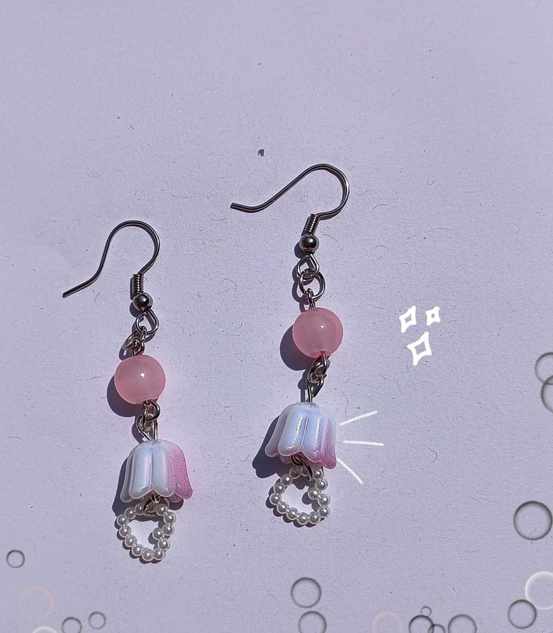 Pretty Pink Fairycore Earrings