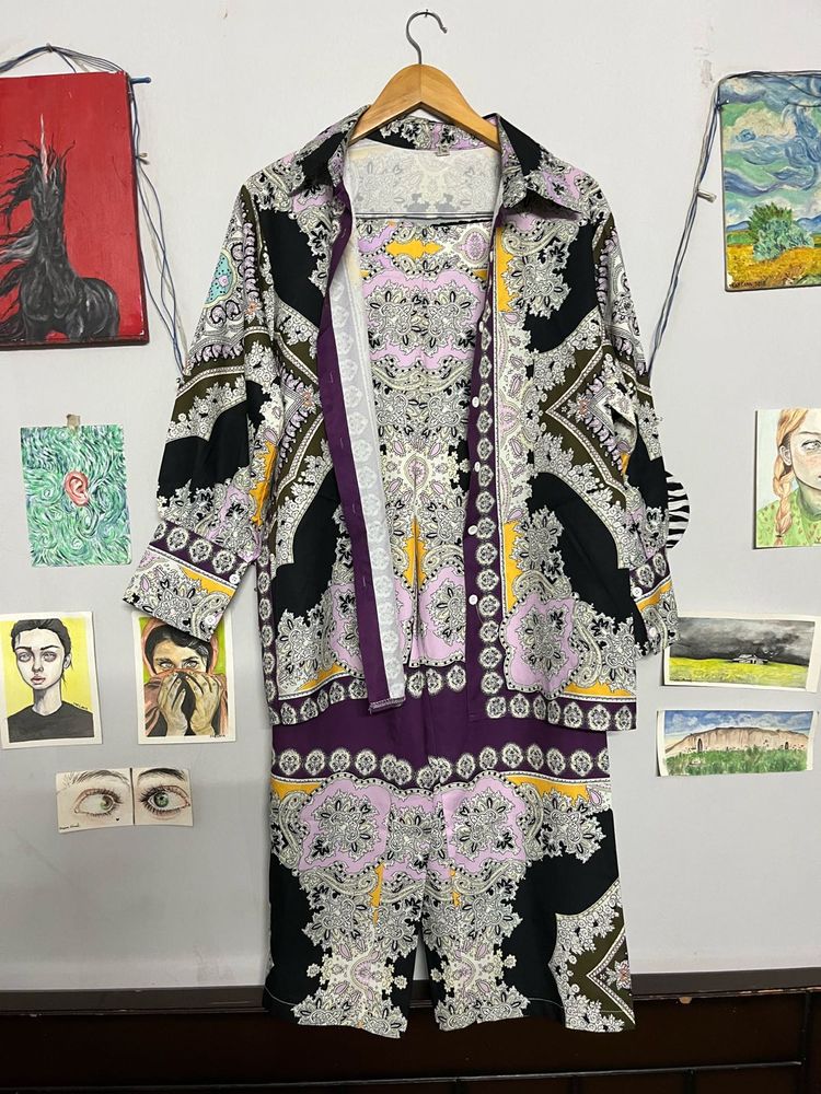 Patterned co-ord set