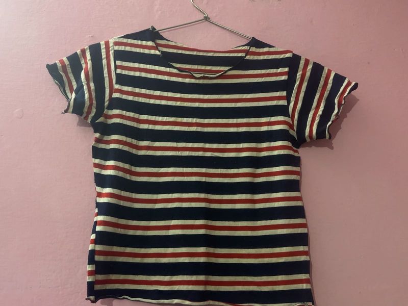 Striped Short Sleeve Tee