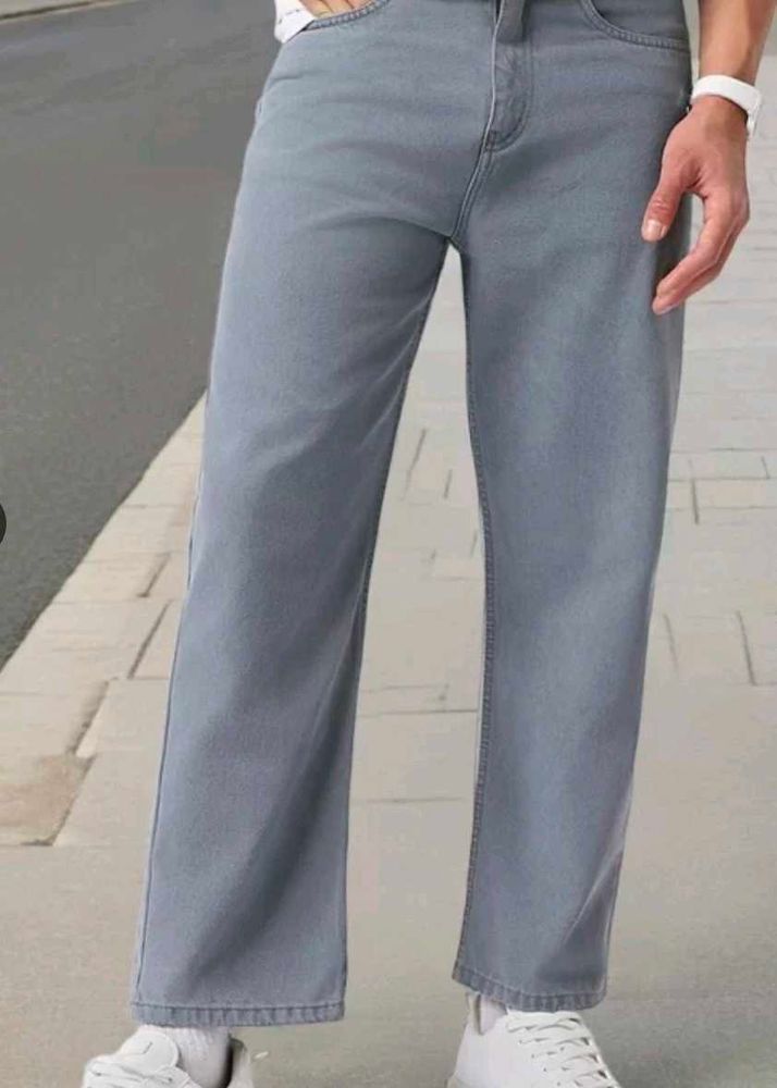 Light Blue Wide Leg Jeans