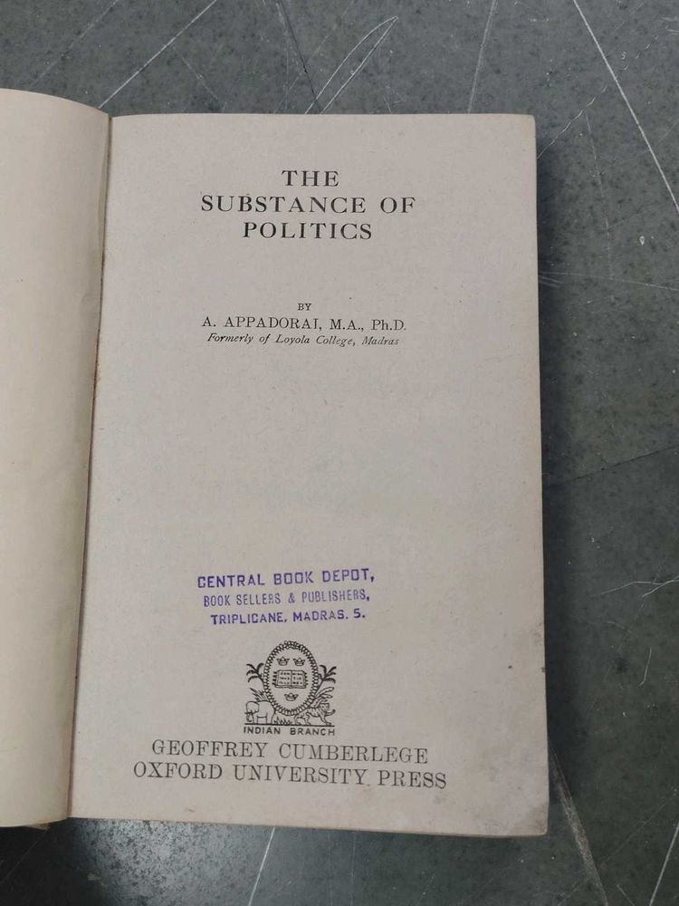 The Substance of Politics