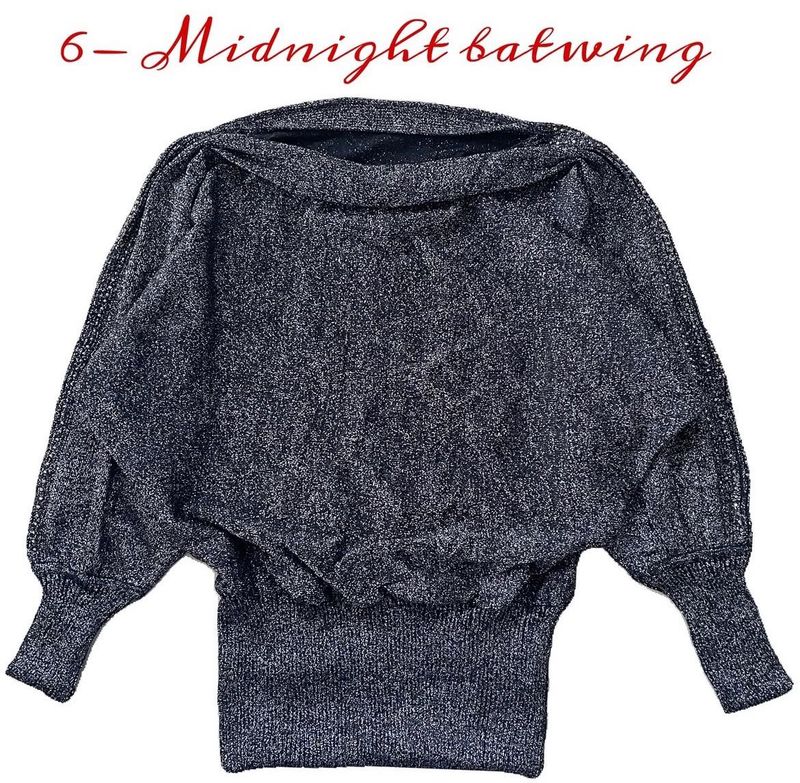 Midnight Batwing top/dress