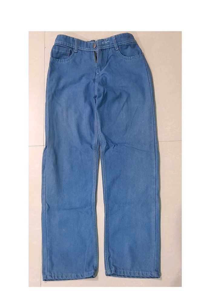 Baggy Strecheble Denim Bottom