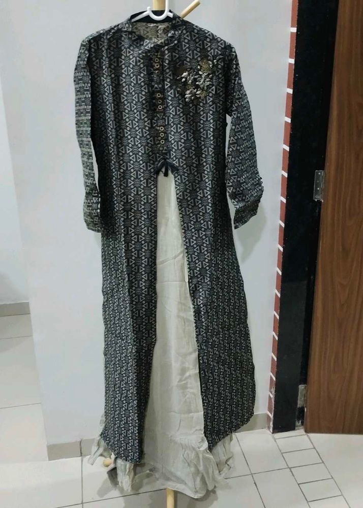 Designer Ethnic Gown With Jacket