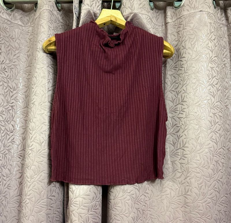Bershka Ribbed Top