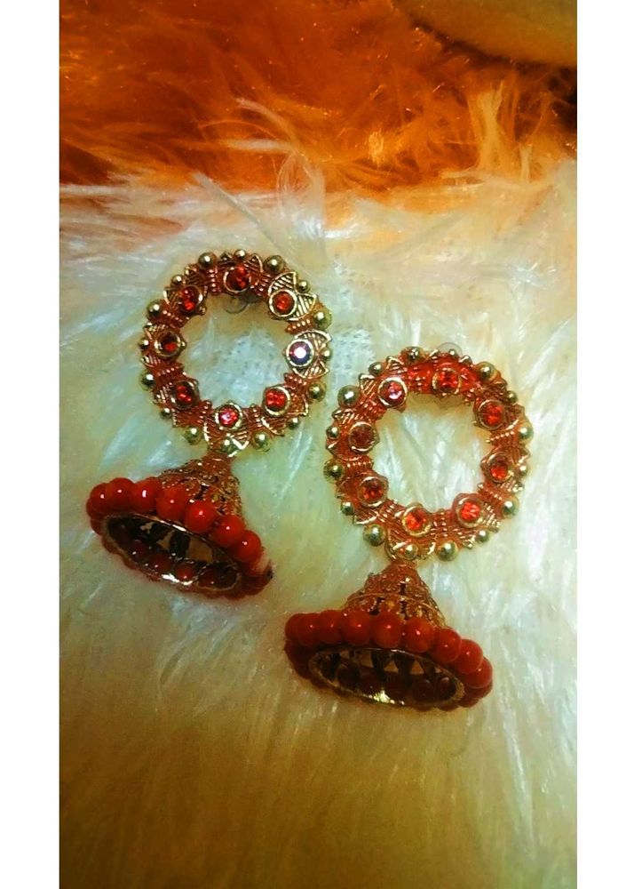 Classic Red Earrings