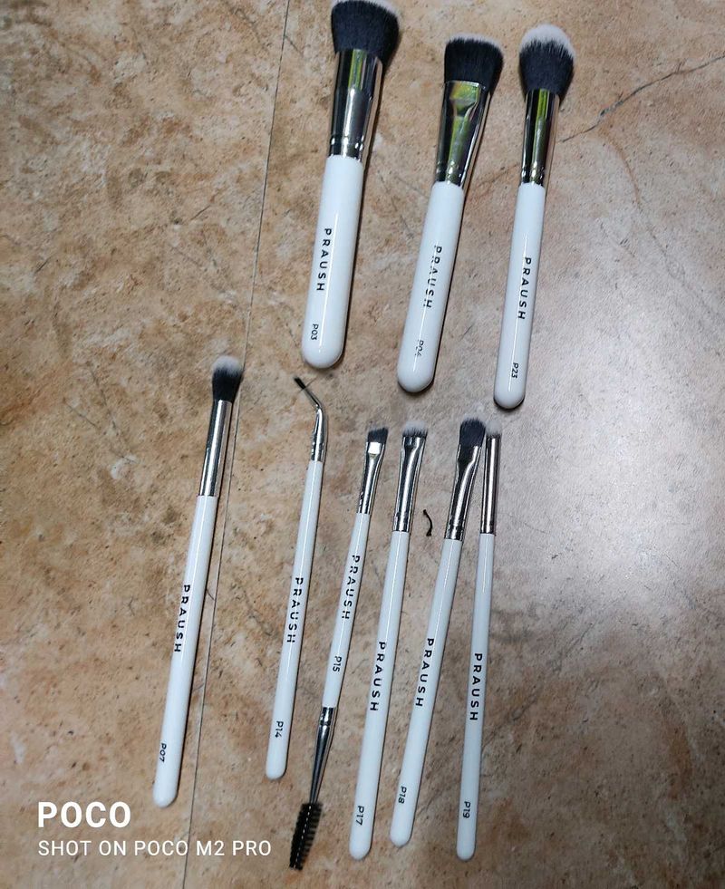 Praush beauty 9 Face And Eyes brush