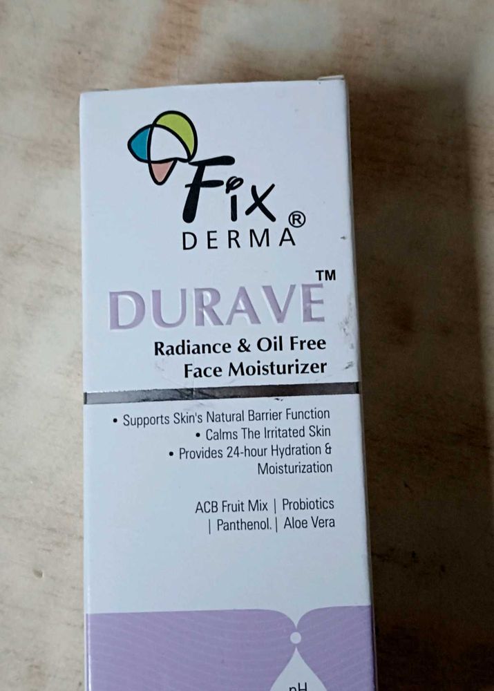 fix derma moisturizer for oily skin