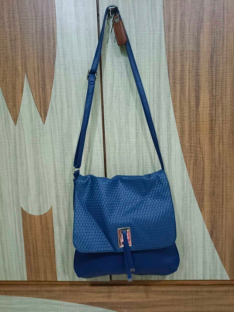 Blue Crossbody Bag