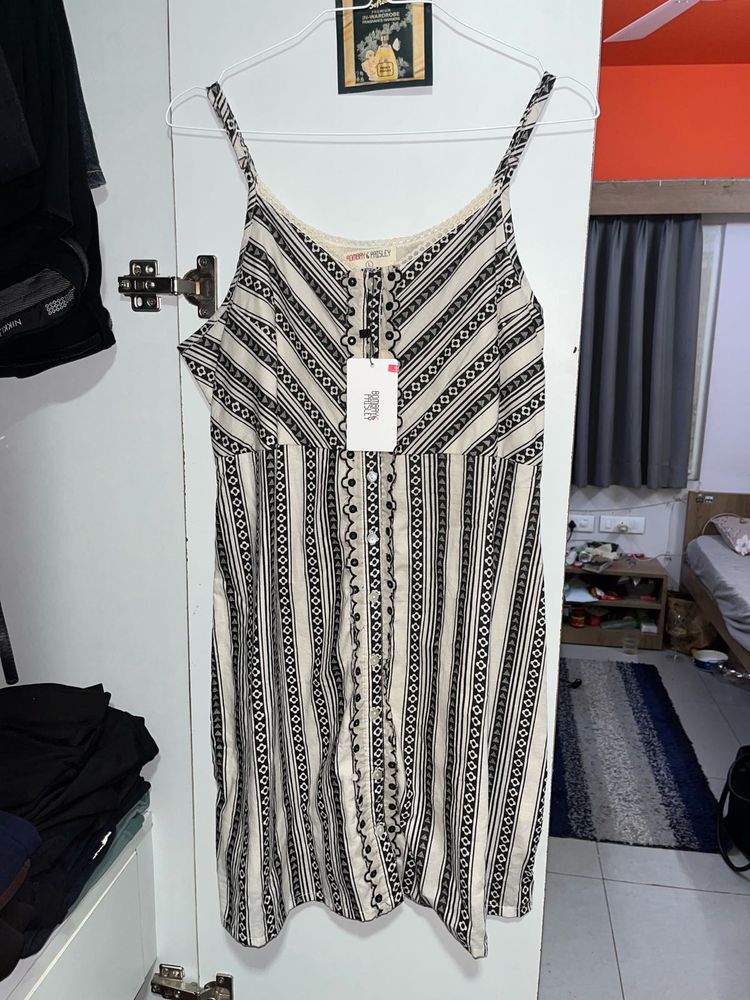 Striped Sleeveless Dress