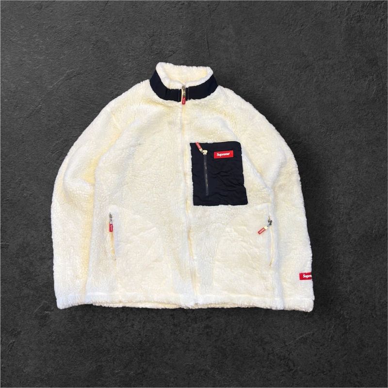 Supreme Fleece Jacket - Cream