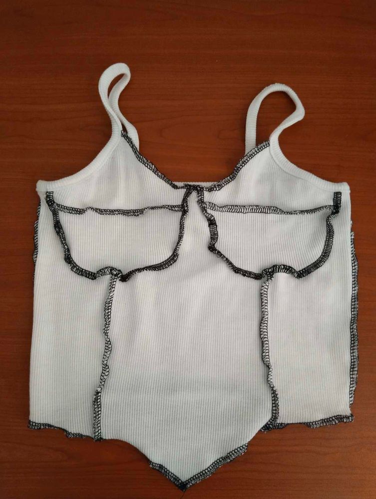 Y2k White Tank Top