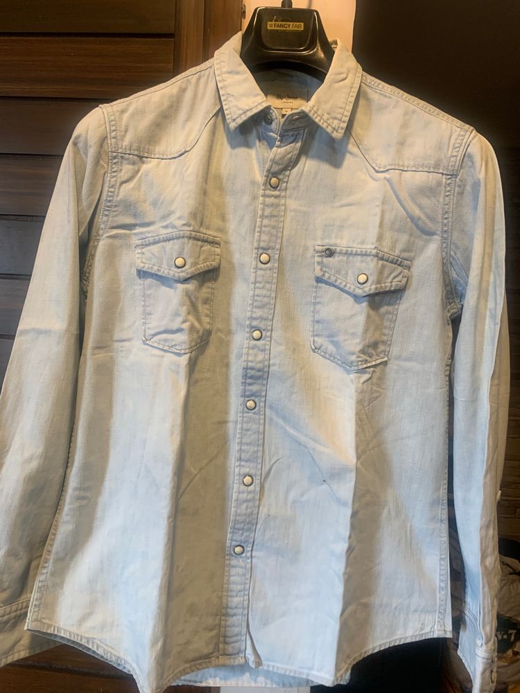 Pepe Jeans Denim Shirt Small Size For Boys