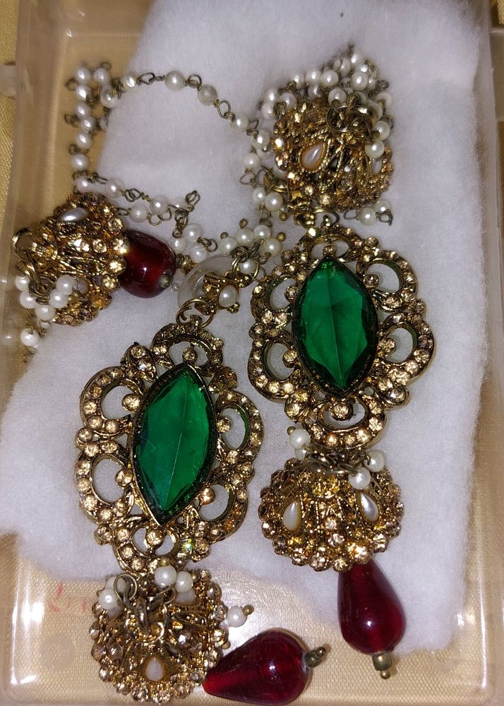 Earing Green Set