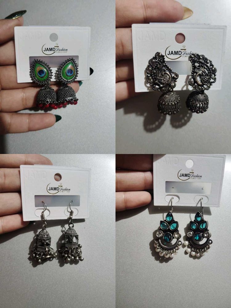 Earring Jhumkas Set