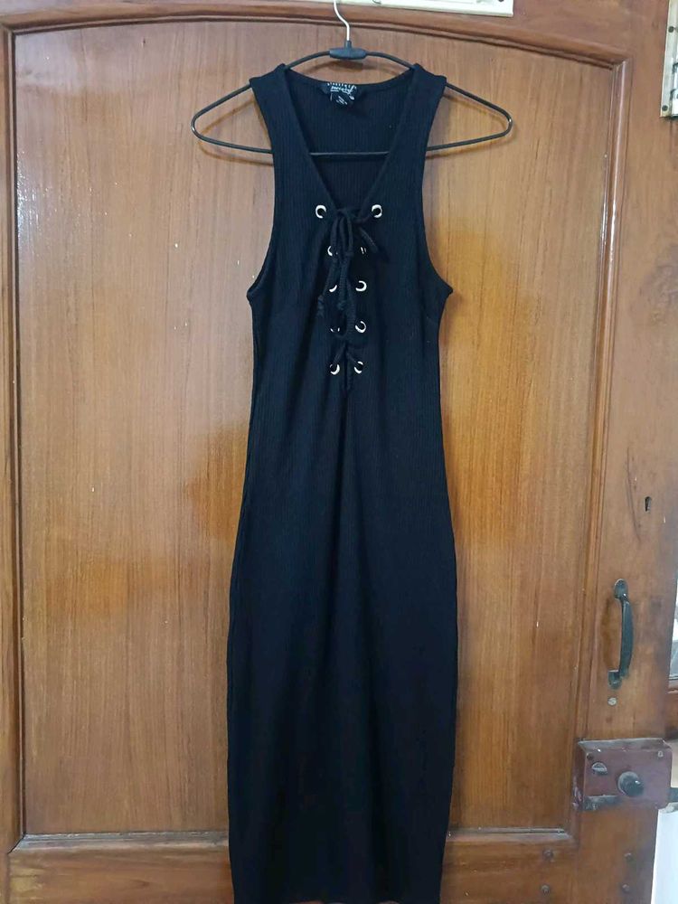 Black Bodycon Dress/ One Piece.