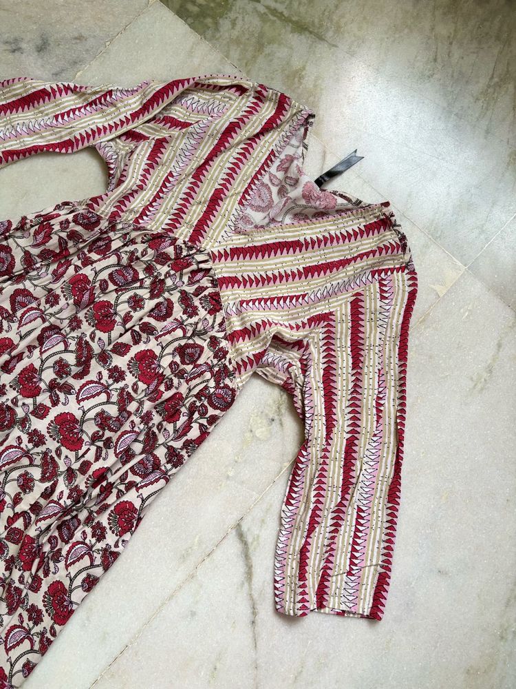 Floral Print Maxi Dress