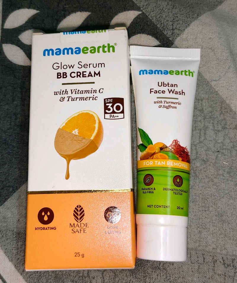 Mamaearth BB Cream &amp; Face Wash Duo😍