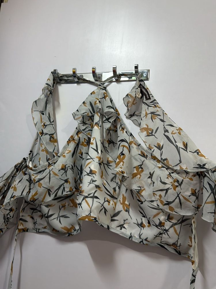 Floral Halter Top