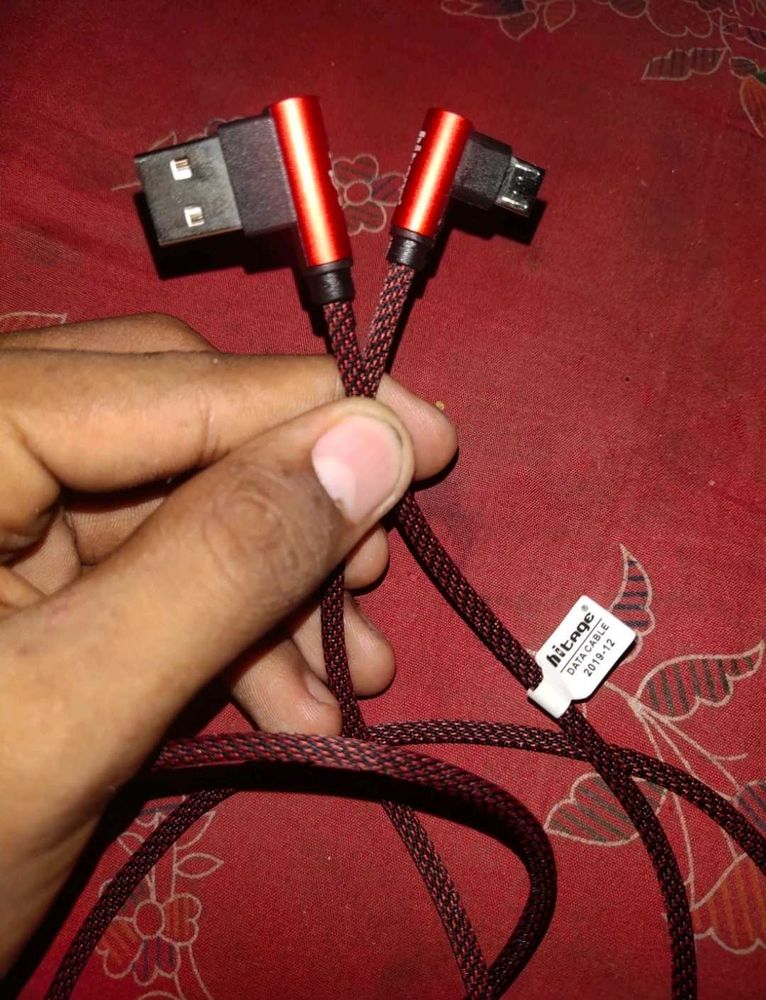 Angled USB Charging Cable L Type B CABL