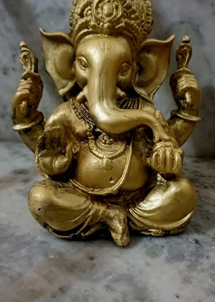 Golden Ganesha Idol
