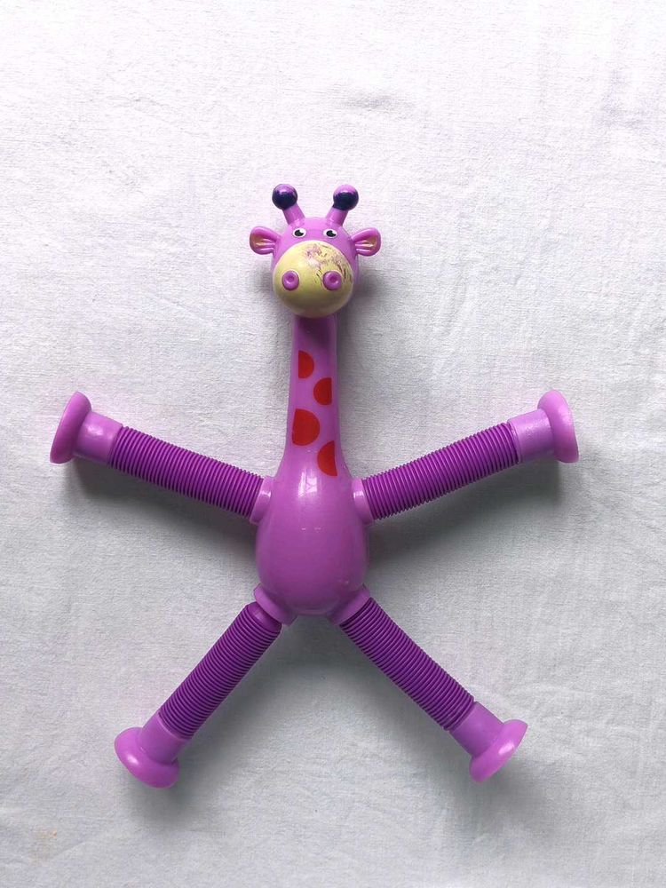 Fidget Pipe Pop Giraffe Toy
