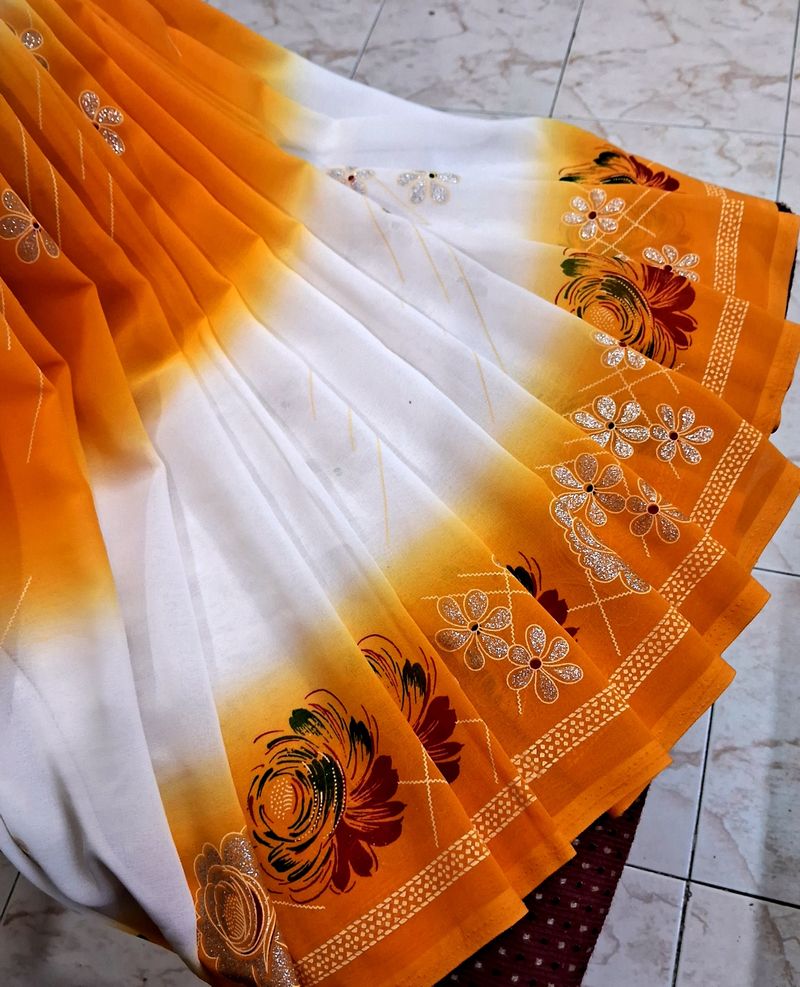 Tri Colour Saree