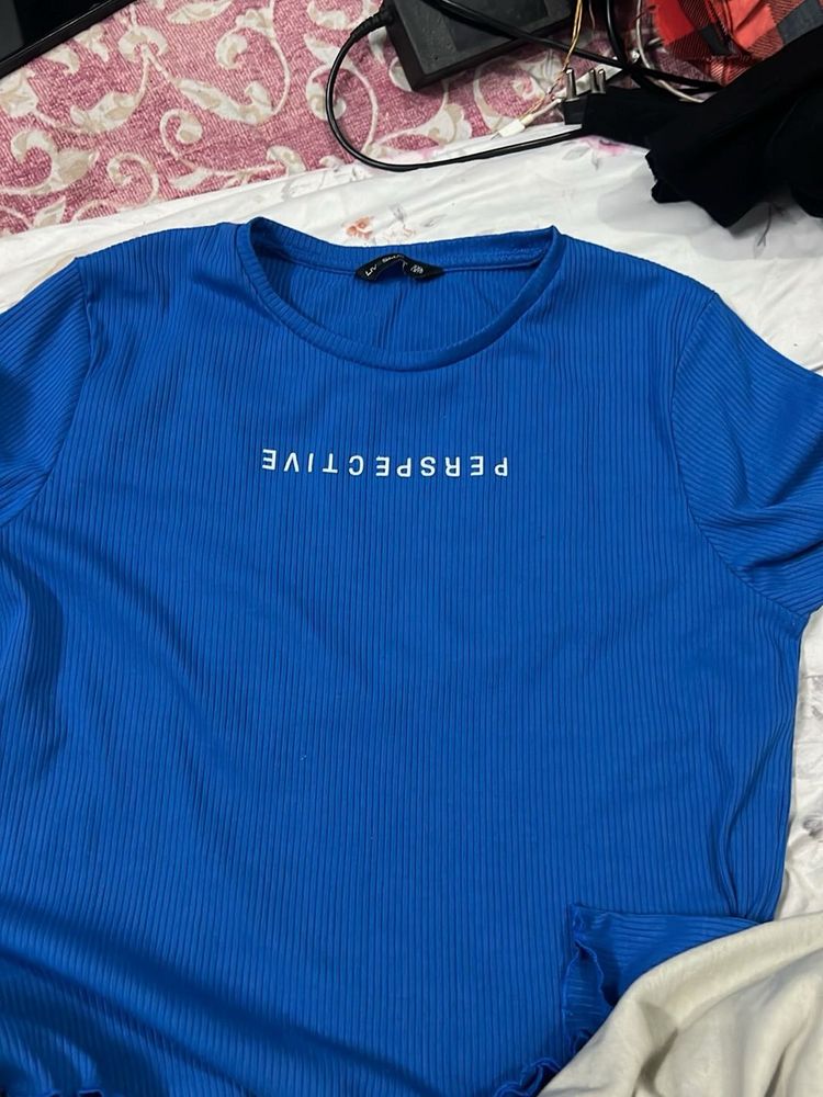 Blue Perspective Tee